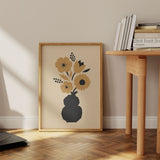 Abstract Blooms - Poppy gold