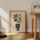 Abstract Blooms - Daisy gold