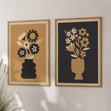 Abstract Blooms - Primrose gold