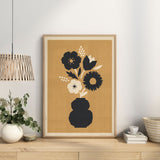 Abstract Blooms - Poppy gold