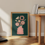 Abstract Blooms - Primrose pink