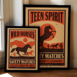 Teen Spirit - Nirvana Retro Matchbox