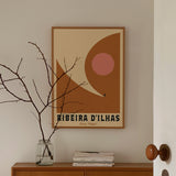 Minimal Mid-Century Surf Personalised Print