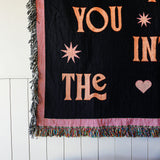 I Will Follow You Limited Edition Woven Jaquard Blanket
