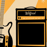 Retro Guitar Personalised Print