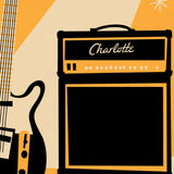 Retro Guitar Personalised Print