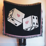 Lucky In Love Limited Edition Woven Jaquard Blanket