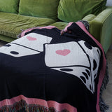 Lucky In Love Limited Edition Woven Jaquard Blanket