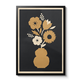 Abstract Blooms - Poppy gold