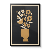 Abstract Blooms - Daisy gold