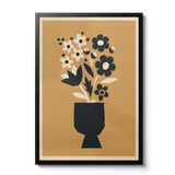 Abstract Blooms - Daisy gold