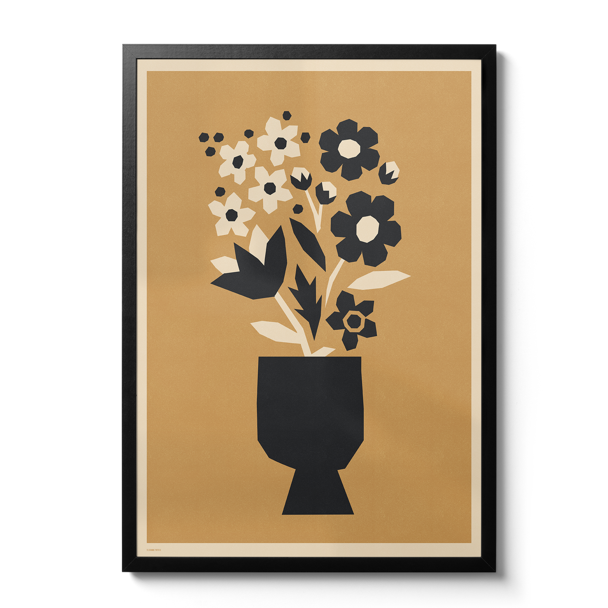 Abstract Blooms - Daisy gold