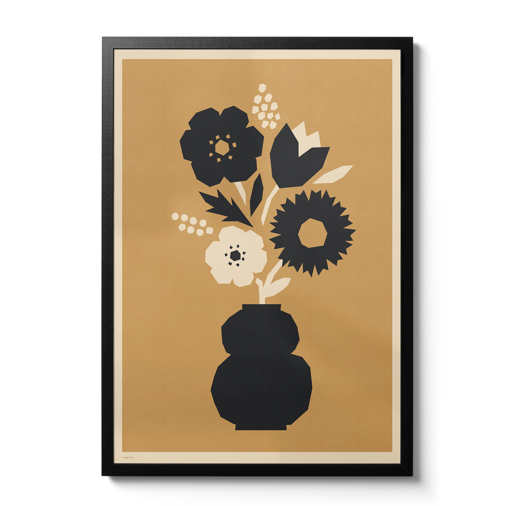 Abstract Blooms - Poppy gold