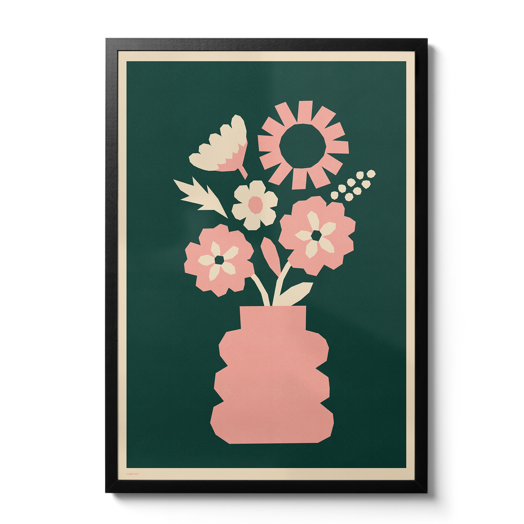 Abstract Blooms - Primrose pink