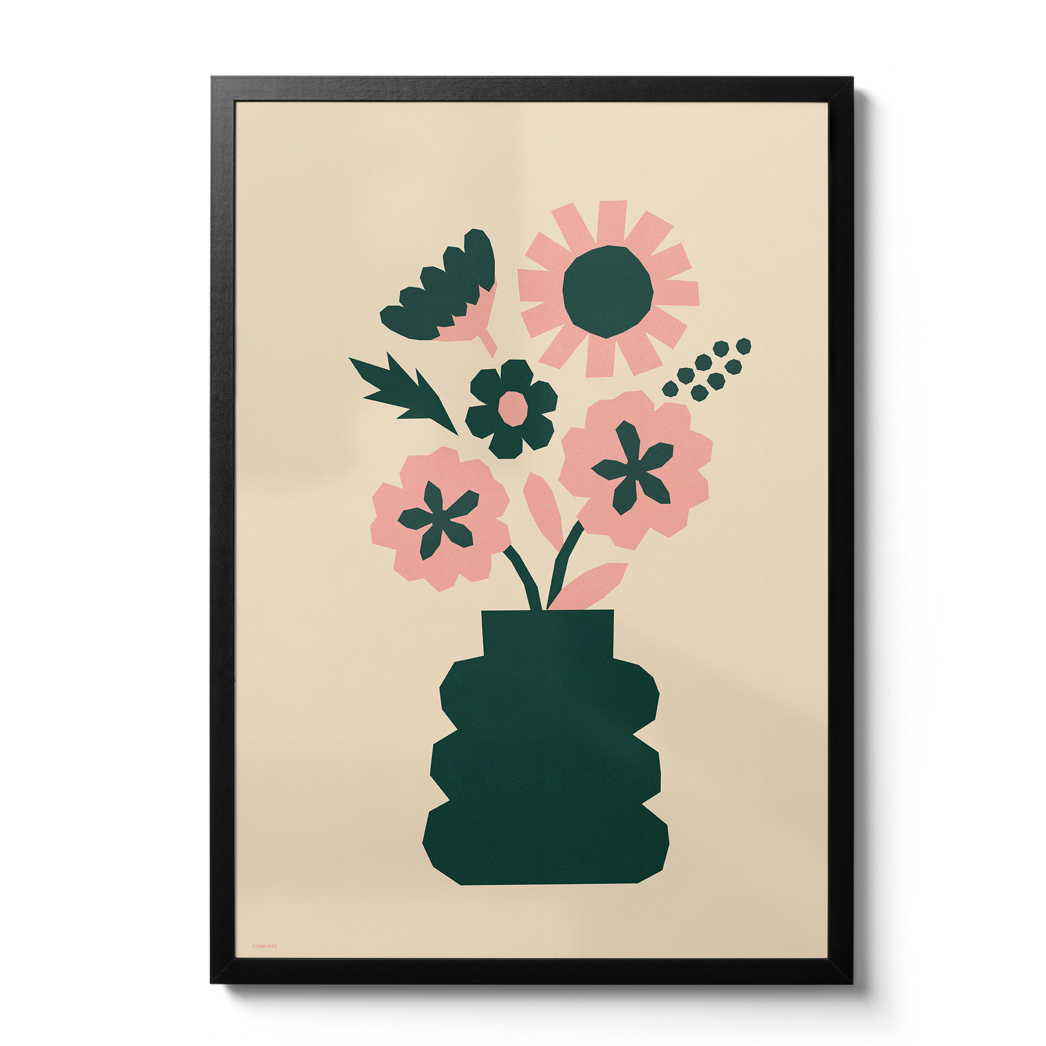 Abstract Blooms - Primrose pink