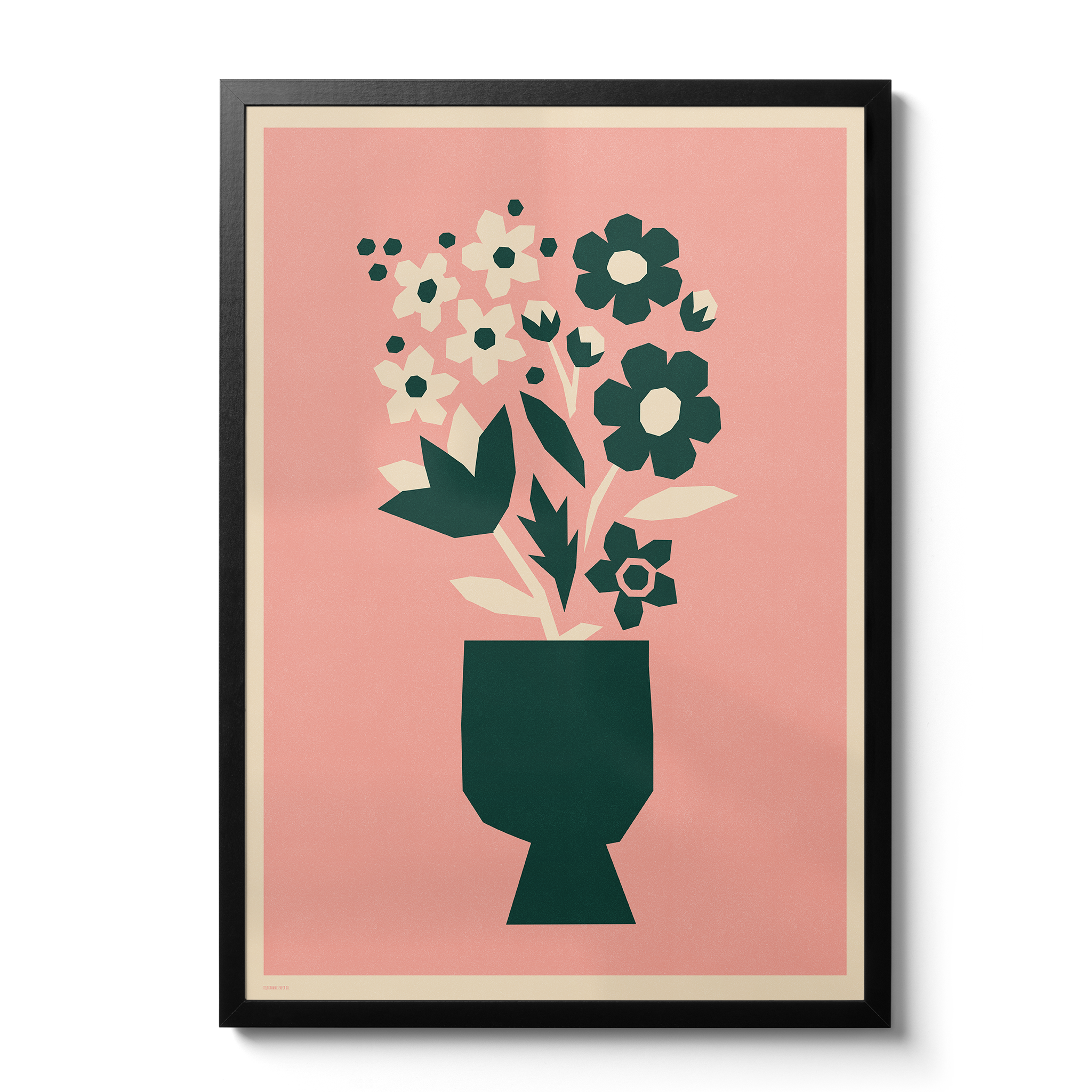 Abstract Blooms - Daisy pink