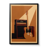 Guitar Amp Personalised Print