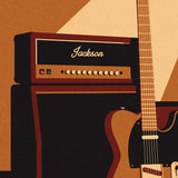 Guitar Amp Personalised Print