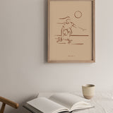 Cruising Skate Art Print