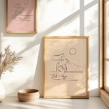 Cruising Skate Art Print