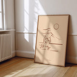 Cruising Skate Art Print