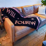 I Will Follow You Limited Edition Woven Jaquard Blanket