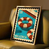 Holiday Stamp Swim Ring Personalised