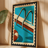 Holiday Stamp Swim Steps