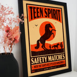 Teen Spirit - Nirvana Retro Matchbox