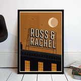 Name In Lights Personalised Print