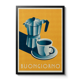 Buongiorno 'Good Morning' Coffee Print