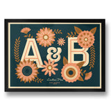 INITIALS PERSONALISED PRINT