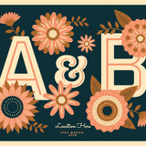 INITIALS PERSONALISED PRINT