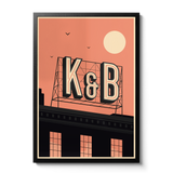 Name In Lights Personalised Print